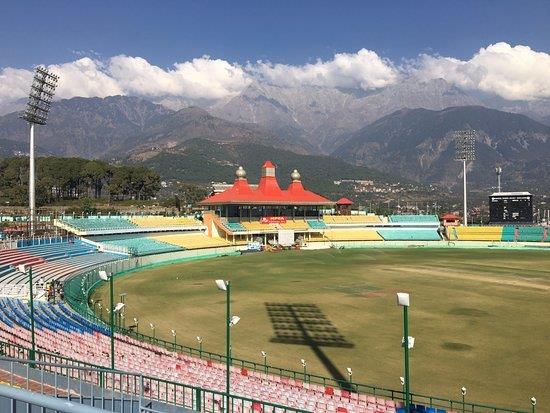 Scenic Cricket Spectacle: World's Highest Altitude Cricket Stadium